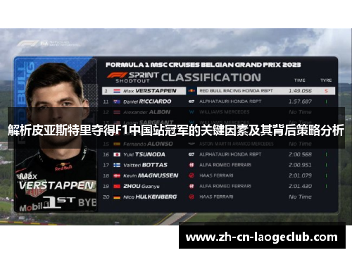 解析皮亚斯特里夺得F1中国站冠军的关键因素及其背后策略分析 解析皮亚斯特里夺得F1中国站冠军的关键因素及其背后策略分析